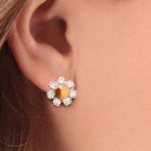 Preloved Joomi Lim Swarovski Spike Punk Earrings - Picture 2 of 4